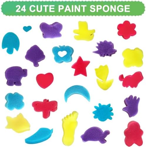 Complete childhood arts and crafts drawing tools collection with convenient storage option