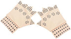 Breathable nylon spandex magnetic gloves for daily hand care