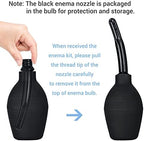 TopQuaFocus colon cleaning kit showing leak-proof screw nozzle detail.