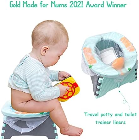 SUNDEE disposable potty bags tied securely for clean and hygienic waste disposal