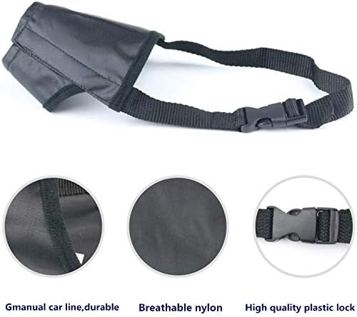 Seven pieces dog mouth cover set preventing biting and chewing