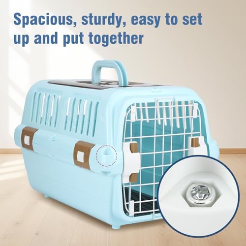 TripleHare portable cat kennel ventilation holes close up view