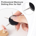 Professional manicure setup with Tarini dotting tool