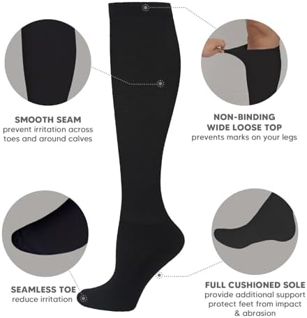 Detail shot of the cushioned sole and seamless toe area of the BampooPanPa socks.