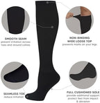 Detail shot of the cushioned sole and seamless toe area of the BampooPanPa socks.