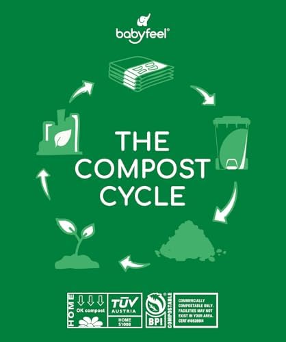 Babyfeel fragrance free diaper pail bags stack view
