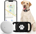 Side view of the Android compatible Bluetooth pet locator showcasing its slim and lightweight profile.