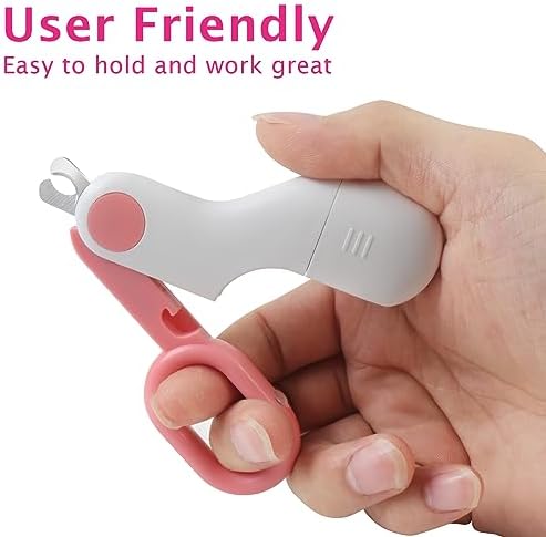 GuLuPets small pet grooming tool package with included button cell battery.