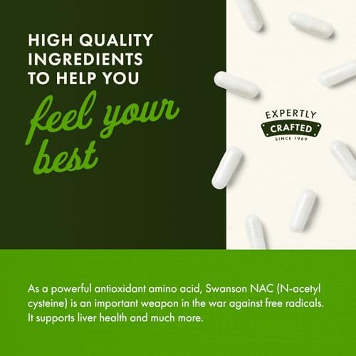 Swanson health products dietary supplement bottle side view