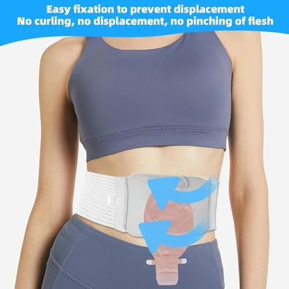 Breathable fabric detail of Jdvbdnk ostomy medical belt