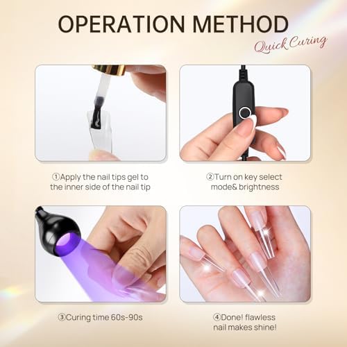Side profile of the portable AORAEM manicure dryer in a packaging setup