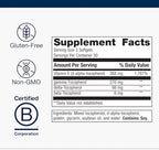 Authentic USA sourced Metagenics vitamin E bottle overview