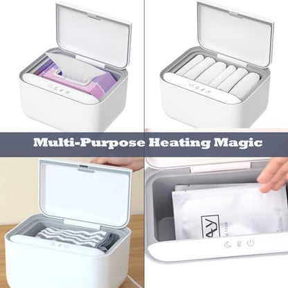 Side view of Jjojcll electronic wet wipe warmer