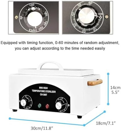 Justhere professional nail tool sanitizing equipment in white