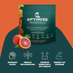 Optimize Minerals trace mineral powder scoop and texture view