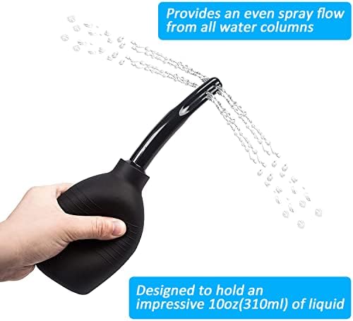 Side view of the Showvigor 10 ounce flusher for men and women.