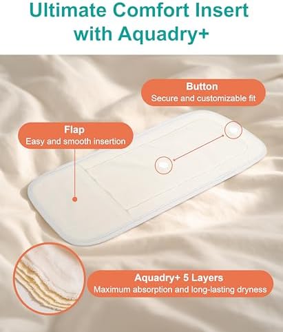Fairywell waterproof shell worn as a swim diaper