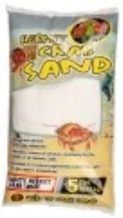 Zoo Med White Hermit Crab Sand 5 pound bag front view