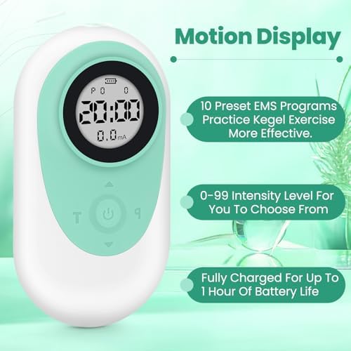 Aryitoearn kegel exerciser unit showing the intelligent interface