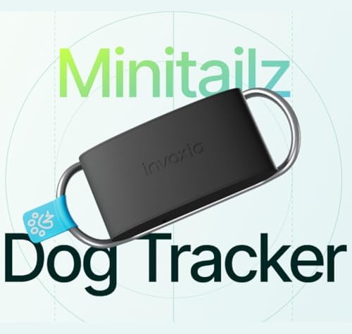 Invoxia Minitailz smart tracker side profile showing attachment clips