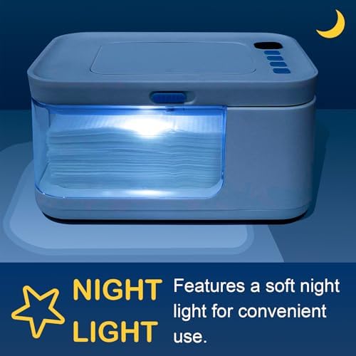 Top view of ChoserStar baby wipe warmer showing dispensing slot