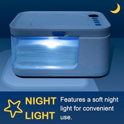 Top view of ChoserStar baby wipe warmer showing dispensing slot