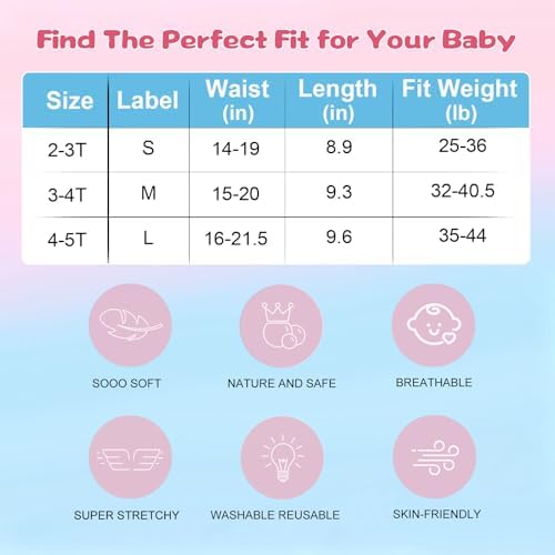 The complete four piece set of leak resistant toddler boy underwear laid out flat.