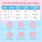 The complete four piece set of leak resistant toddler boy underwear laid out flat.