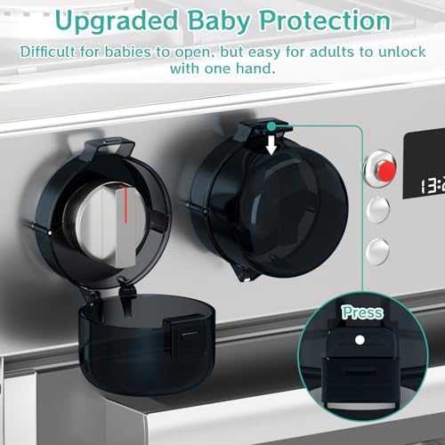 Aosite gas knob guard with childproof lock mechanism