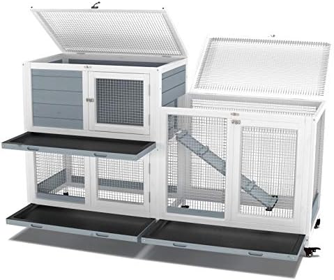 GDLF small animal enclosure pull out tray feature