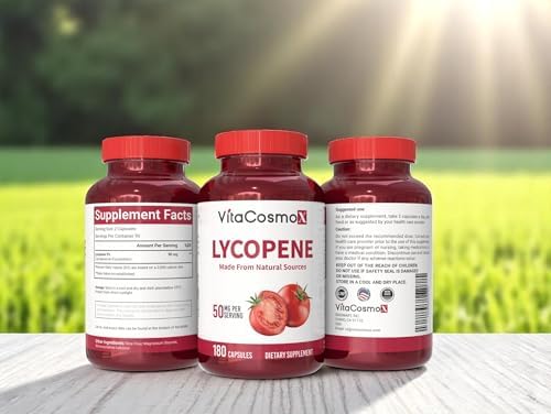 Natural tomato extract ingredient representation for VitaCosmoX Lycopene