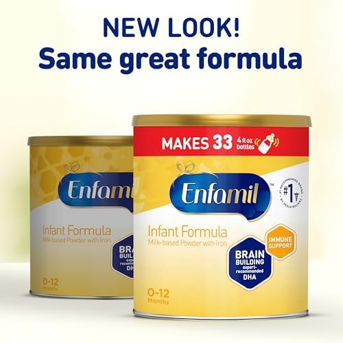 Enfamil baby formula powder nutrition label