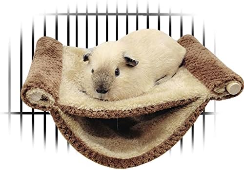 Two-layer hamster and guinea pig hanging sleep bed