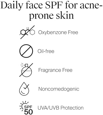 Dermatologist tested non-comedogenic sunscreen with lightweight texture