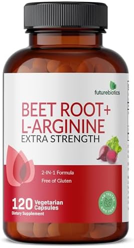 Futurebiotics beet root capsules nutritional facts panel