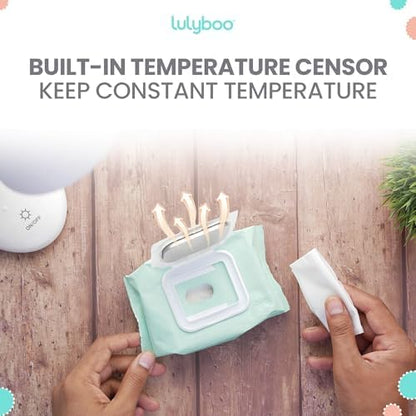 Top view of Lulyboo portable baby wipe dispenser