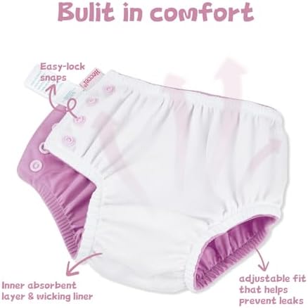 Heccei baby swim diaper soft inner lining fabric view