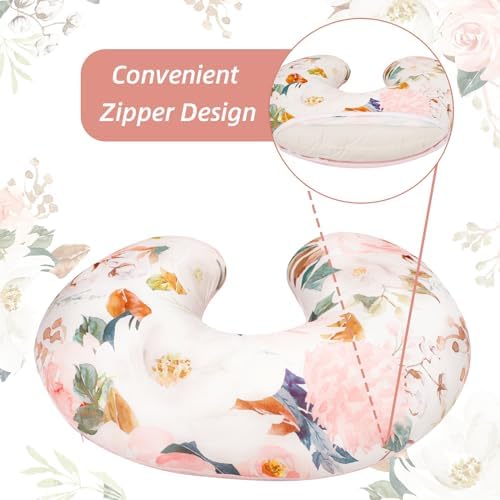 Soft plush texture of Dilimi nursing pillow slipcover