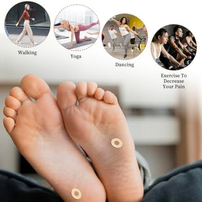 Foot care padding applied onto the side of a toe to prevent high heel shoe rubbing