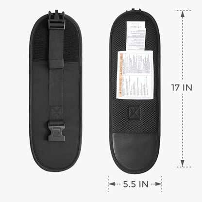 Side profile of hip carrier extender for size inclusivity