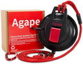 Agape pet grooming suction cup with red restraint leash
