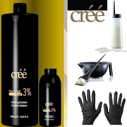 CrÃ©Ã© Oxicreme 150ml bottle for professional hair coloring