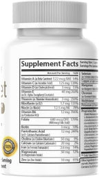 Herbal Extreme Focuset Nootropics 90 capsules packaging label details