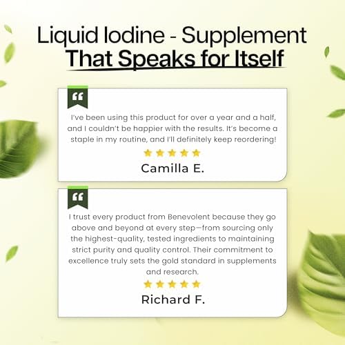 Benevolent Nourishment dietary supplement nutritional facts label view