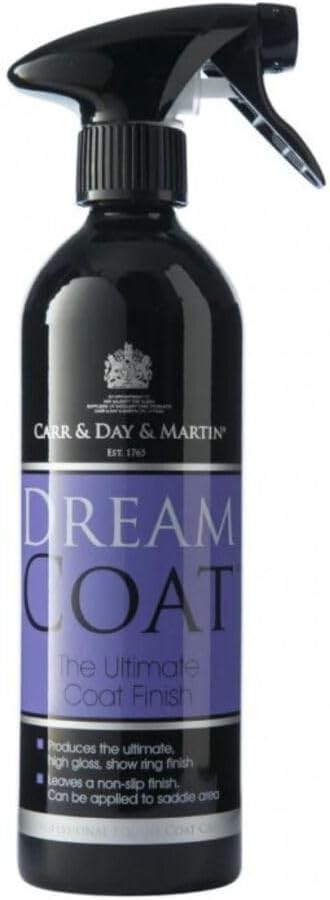 Carr & Day & Martin Dreamcoat Shine 500ml front view premium horse grooming spray