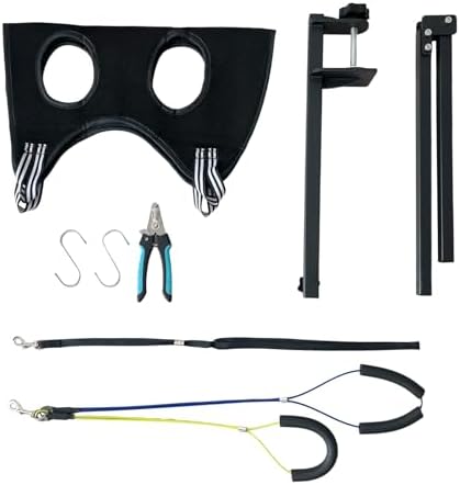 Folded grooming arm kit for storage demonstration
