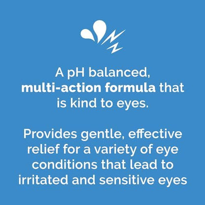 Optrex 100ml eye wash solution for removing dust and pollen contaminants