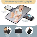 MOMUVO quilted baby bag side pockets and bottle holders