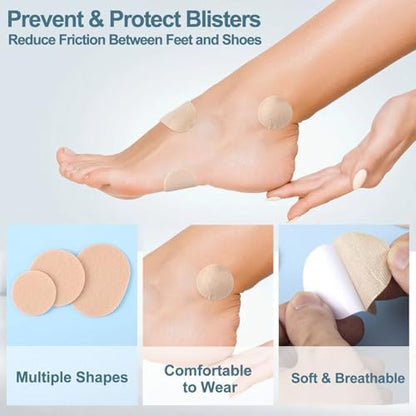 Soft moleskin adhesive padding for high heels and leather boots protection