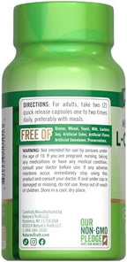 Nature's Truth L-Carnitine bottle packaging lifestyle shot